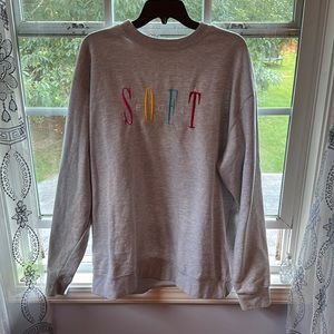 Very nice grey crewneck! “Soft boi” Ethan Nestor merch 👾👾